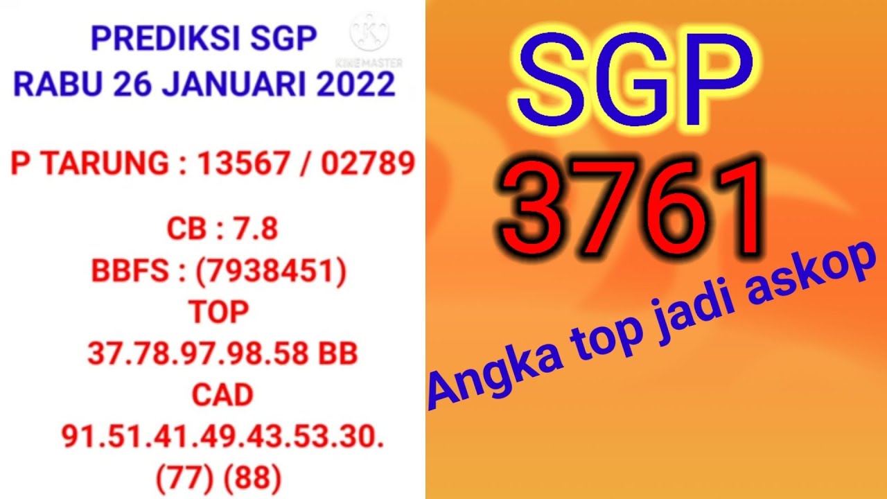 sgp hari ini